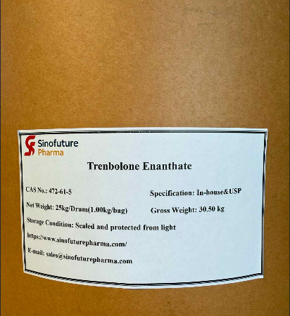 Suprepharmagroup Manufacturer & Supplier – Testosterone Enanthate (CAS 315-37-7) pharma grade API na may stable na pandaigdigang presyo sa merkado sa USD 420/kg–480/kg. Presyo ng kilo USD 480/kg, bultuhang presyo ng 100kg USD 460/kg.